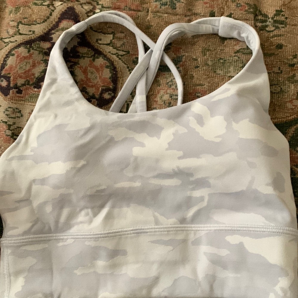 Lululemon energy long line camo bra!